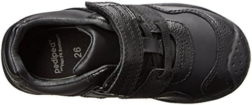 pediped Flex Channing Sneaker,Black,24 EU(7.5-8 US Toddler) | Image 4