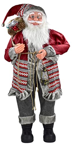 70cm Weihnachtsmann Santa Claus Nikolaus Weihnachten Figur Weihnachts...