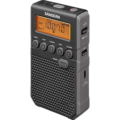 Sangean DT-800 Negro con 40 presintonías Cover