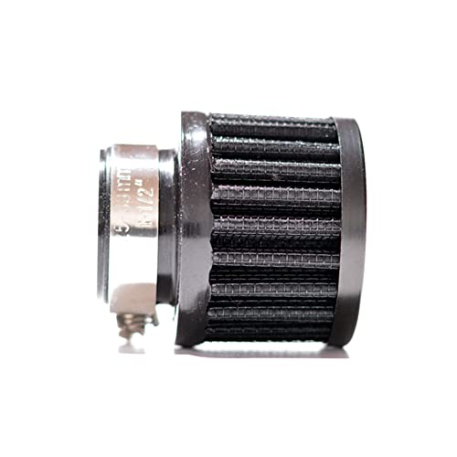 Auto Car Universal Rubber End Clamp On 25Mm 1" Intake Air Filter Black #TOP2