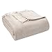 EHC Handwoven Cotton Throws for Sofas Bed Sofa Settee Couch Reversible Bed Cover Over Blanket, King Size, 225 x 250cm, Natural/Beige