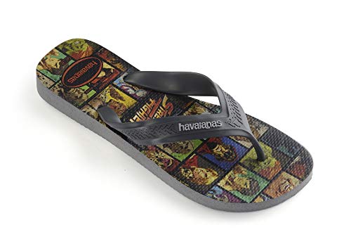 Chinelo Top Max Street Fight, Havaianas, Masculino, Cinza Aço, 39/40