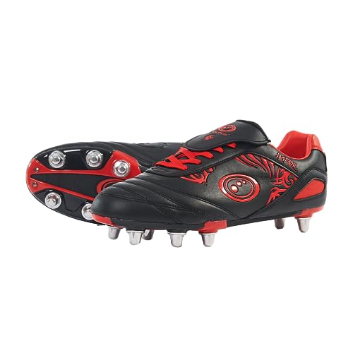 OPTIMUM Razor, Scarpe da Rugby Uomo, Rosso (Red)