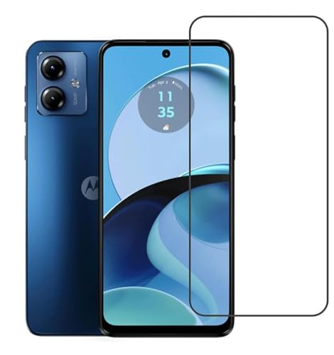Image of Tempered Glass Screen Protector Compatible For MOTO G14 / Motorola G14 with Easy Self Installation Kit