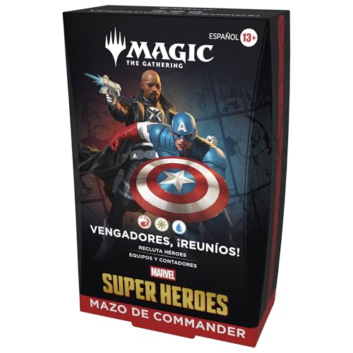 Mazo de Commander de Magic: The Gathering | Marvel Super Heroes - Vengadores, ¡reuníos! (Versión en Español)