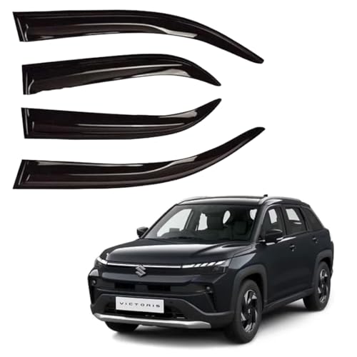 Image of Premium Non-Breakable Car Window Door Visor /Rain Guard /Wind Deflector Compatible for (Maruti Suzuki Victoris)