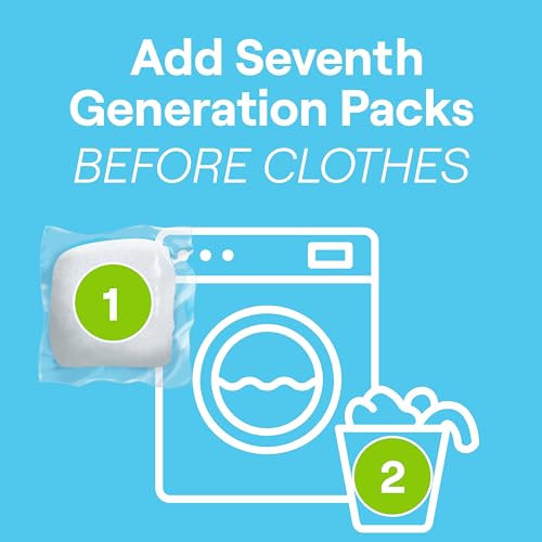 Seventh Generation Laundry Detergent Packs, Free & Clear, 45 Count, 2 Pack - image 7