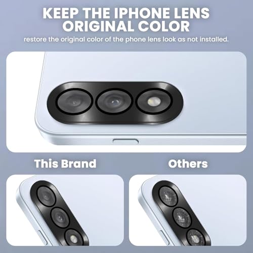 Image of HPTech Back Camera Lens Protector for OnePlus Nord 5 - Premium Tempered Glass, Anti-Scratch, Ultra-Clear, Bubble-Free Easy Installation (1 Pack)
