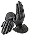 Ambipolar Hands Style Decorative Bookends - Antique Black Cast Iron Decorative Accent for Home Decor, Bookshelf, Living Room Decor, Decorative Bookends for Heavy Books