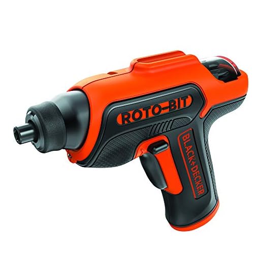 BLACK+DECKER 4V MAX Electric Screwdriver, Cordless, 180 RPM, 8 Bits With Built-In, Storage Compartment, Batteries Included (BDCS50C)