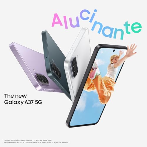 Miniatura 3 de Samsung Galaxy A37 5G, 256GB, Móvil Fino con IA, 8GB, Gran Angular 50MP, Autonomía 2 Días, Batería 5000 mAh, IP68, Garantía del Fabricante 3 Años + 1 Año Extra, Color Gris (Versión Española)