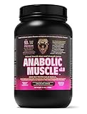 Healthy 'N Fit Anabolic Muscle (Chocolate) 3.5 lb - Natural Muscle Mass and Strength Gainer