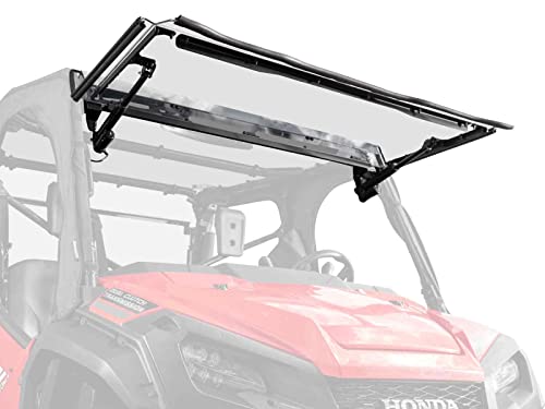 SuperATV Power Flip Windshield for 2016+ Honda Pioneer 1000 / ...