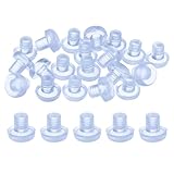 Matériau - Les pare-chocs Pour table en verre avec tige sont en plastique, résistants, difficiles à déformer, résistants à l'usure et à la pression, adaptés à une utilisation à long terme.