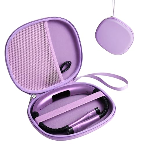 CAIOVSE Case for Book Reading Light Compatible with Glocusent/for Nivava/for Vekkia/for LITOM/for LEDGLE/for TAKKUI Neck Reading Light Portable Storage Box for Book Lights (Case Only) Purple
