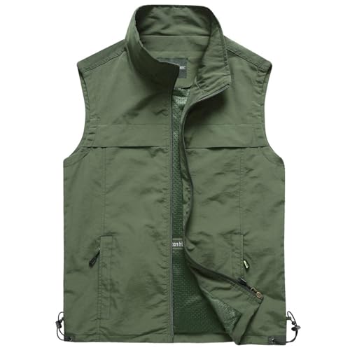Chalecos de pesca transpirables para evitar el sudor con chaquetas sin mangas de verano