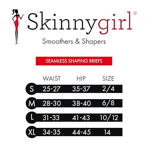 Skinnygirl Women's High Waist Tummy Control Seamless Shaping Briefs, 3-Pack2
