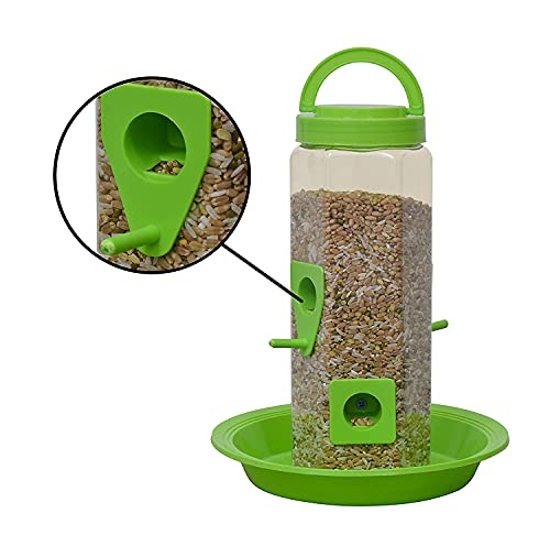 Kelexx-Bird-Food-Feeder-Bird-Feeder-for-Food-Wild-Bird-Food-Feeder-for-Sparrow-Finches-Budgerigars-Pack-of-1-pcs