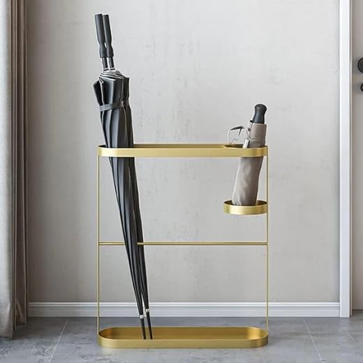 Gold Modern Metal Umbrella Stand