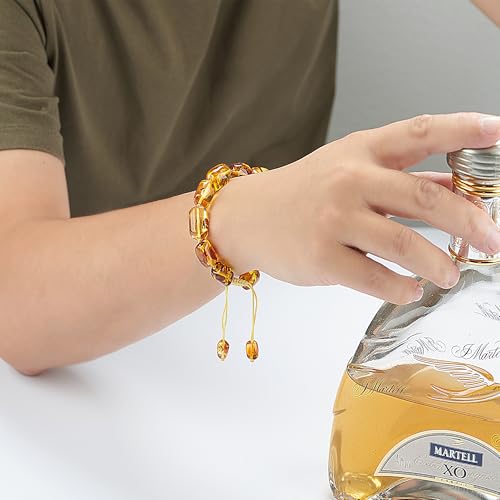 Baltic Amber raw Bracelet Gift Set -100% Certified and Authentic Premium Quality Raw Baltic Amber-True amber stone bead4