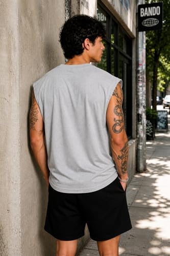 Image of Printed Men's Polycotton Relax Fit Round Neck Half Sleeve T-Shirt for Casual & Gym Wear
