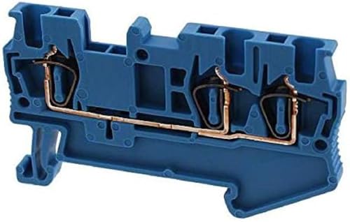 PHOENIX CONTACT ST 1,5-TWIN BU Durchgangsklemme, 1,5 mm² Nennquerschnitt, 3 Anschlüsse, Blau, 1 Stück