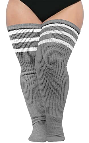 Image of Abodhu Plus Size Thigh High Socks for Thick Thighs Women- Extra Long Widened Extra Long Thick Knit