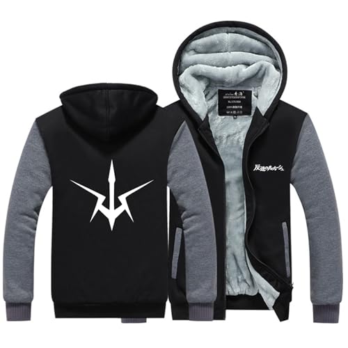 GO2COSY Anime Code Geass Thicken Jacket Lelouch of the Rebellion Hooded Hoodie Winter Warm Coat Sweatshirt