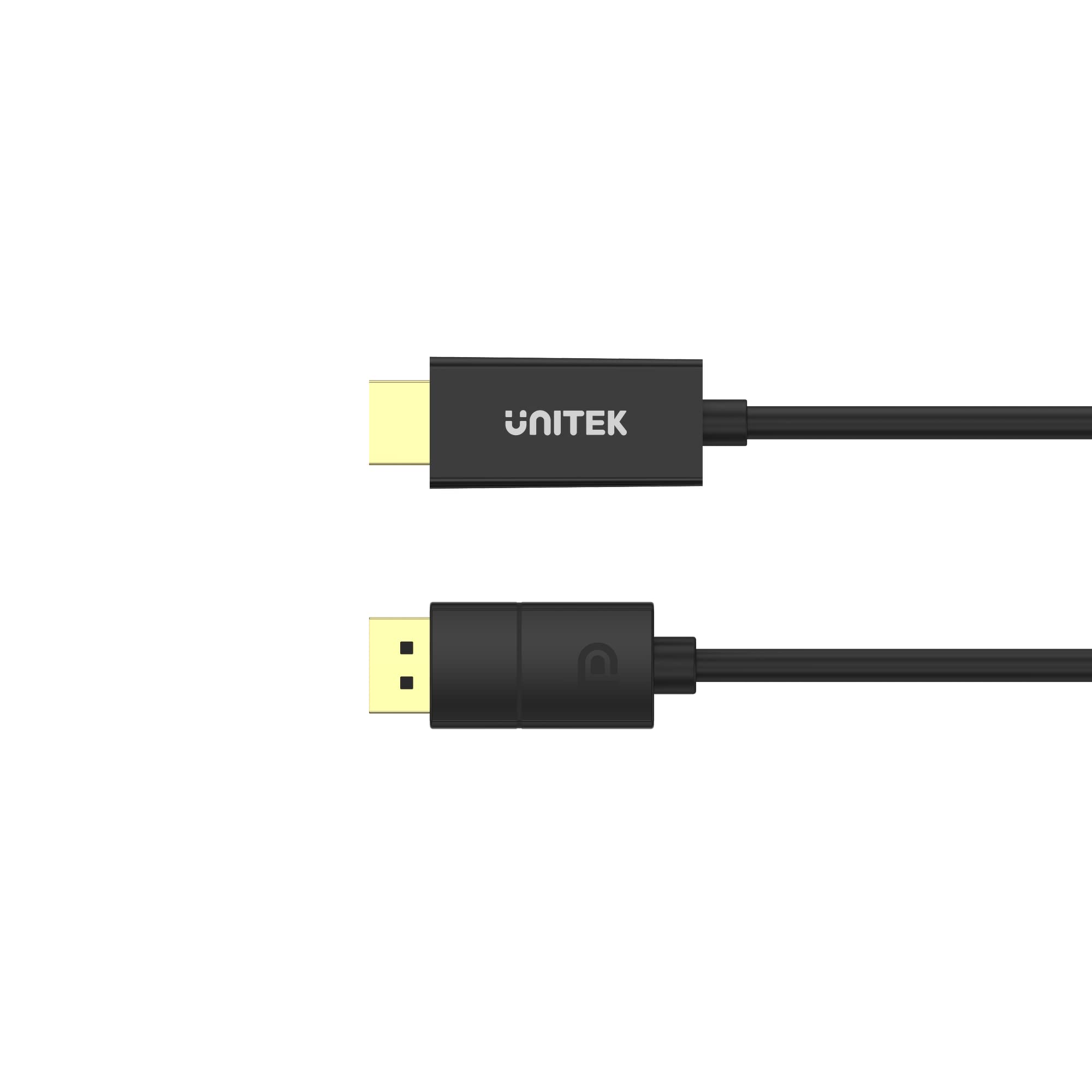 Unitek Cavo da DisplayPort 1.2 a HDMI 1,8 m - Unidirezionale - Supporta l'Uscita Video Fino a UHD 4K@60Hz Audio ad Alta Definizione e HDCP2.2 - Consente l'Espansione e la Clonazione Dello Schermo