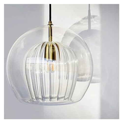 Suspension design citrouille en verre d'art luminaire suspendu chic pour salon