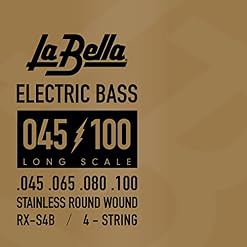 La Bella Bass RX-S4B Stainless Steel 045/100 - Les Beatles, Paul McCartney, John Lennon, RIngo Starr, George Harrison
