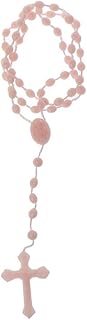 Plastic Rosary Beads Luminous Necklace Catholicism Prayer Religious Jewelry