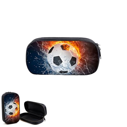 Image of Football Pencil Case,Boys Pencil Cases Cool Football Pencil-Case for Boy