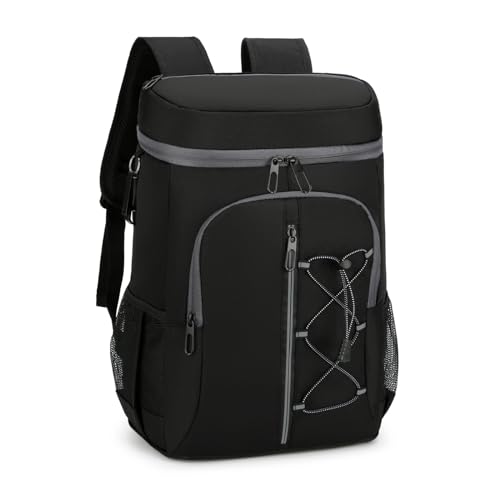 JANSBEN Kühltaschen 28 Liter Picknickrucksäcke mit Flaschenöffner Picknickkorb Wasserdicht Kühlrucksack Isoliertasche Thermotasche Lunchtasche für Arbeit Ausflug Picknic BBQ Camping Schule Strand