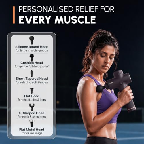 Image of Cult TORQ X Massage Gun for Deep Tissue Muscle Recovery | BLDC Motor, 10mm Amplitude, 6 Speed Levels, 6 Massage Heads, 6-Hour Battery | Pain Relief Massager for Hybrid Athletes, Runners & Fitness Enthusiasts, Blue