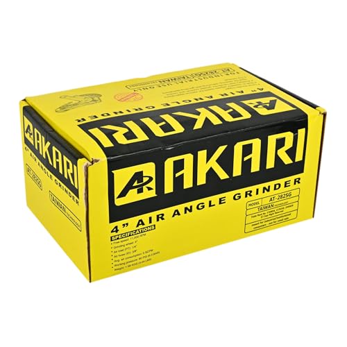 Image of HYCO LABEL AKARI 4-inch Air Angle Grinder, 11000 RPM, 90 PSI Working Pressure, AT-282SG
