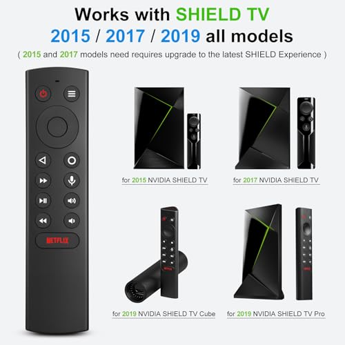 Voice Replacement Afstandsbediening voor NVIDIA Shield TV en NVIDIA Shield TV Pro Streaming Media Player 2015/2017/2019 Alle Modellen