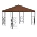 BenefitUSA Brown Double Tier Replacement 10'X10'Gazebo Canopy top Patio Pavilion Cover Sunshade plyester