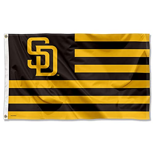 Drapeau San Diego Padres américain étoiles et rayures format miniature