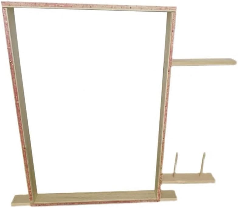 Tufting Frame 90x90cm Large tuft Frame Rug tuft Frame Punch Needle Frame Tufting Carpet Making Frame for use with Tufting NEW - (Color: 90x90cm, Style A)