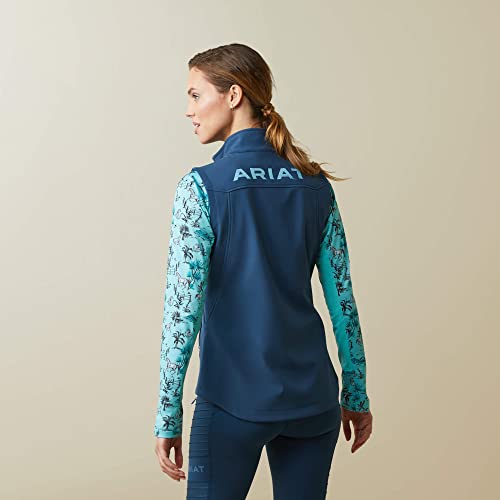 Image of ARIAT Women's New Team Softshell Vest, Deep Petroleum, Size 3X