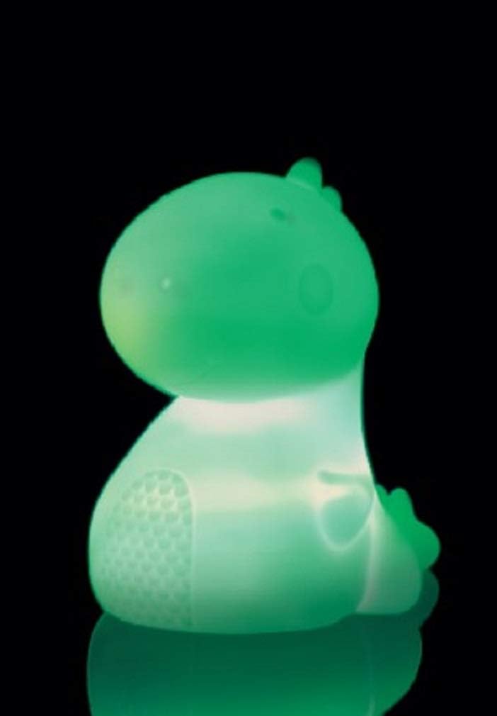 iscream Fizz Creations Giant 10.5" Dinosaur Mood Light Muli-Colored LED Accent and Night Light