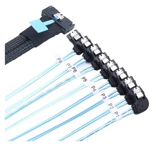 Cable Ultraport Slimline 0.5 m SAS4.0 8i a SATA 7P