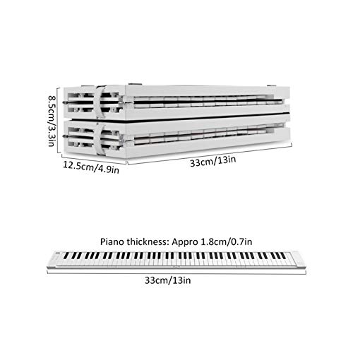 Clavier de piano électronique de piano pliable durable pour des adultes pour des étudiants - Les Beatles, Paul McCartney, John Lennon, RIngo Starr, George Harrison Clavier de piano électronique de piano pliable durable pour des adultes pour des étudiants – Image 6