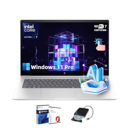 HP Envy AI rWlXm[gp\R - 17.3C` FHD^b`XN[AIntel Ultra 7 155H - eL[AWiFi 7AWin 11 Pro CD/DVDhCut(64GB DDR5 RAMA1TB SSD)B