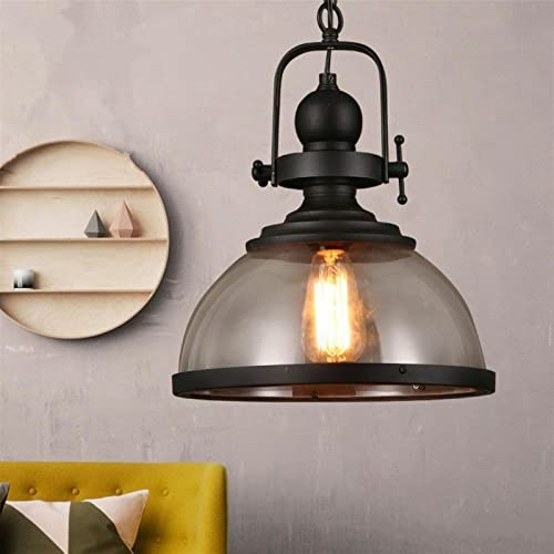 Suspension luminaire LED industrielle en verre pour escalier