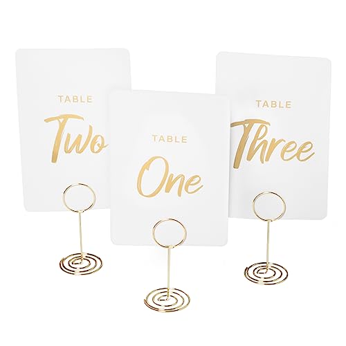 Sutter Signs Table Numbers 1-30 Gold Set Alternative