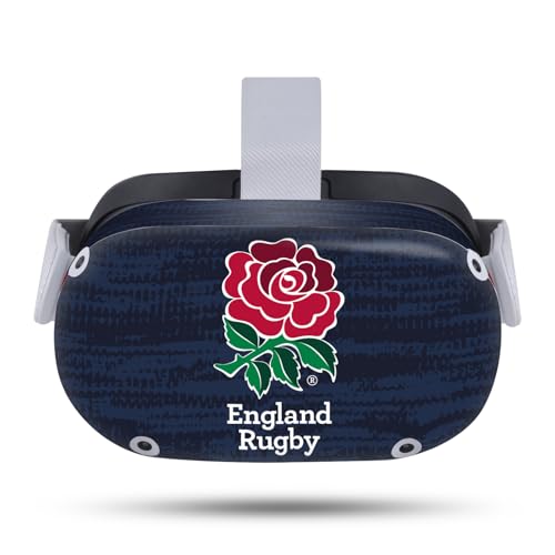 Head Case Designs Officially Licensed England Rugby Union Kit Logo Art and Typography Vinyl Sticker Skin Decal Cover Compatible with Meta Quest 2