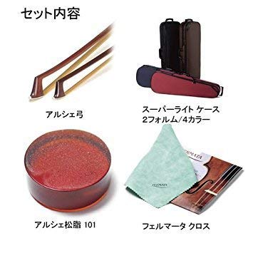 Amazon | ピグマリウス バイオリン・スタンダード4/4にアルシェ弓と 