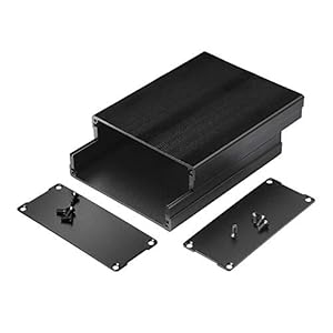 Eightwood Aluminum Electronic Project Box Enclosure Split Body Case DIY-4.72